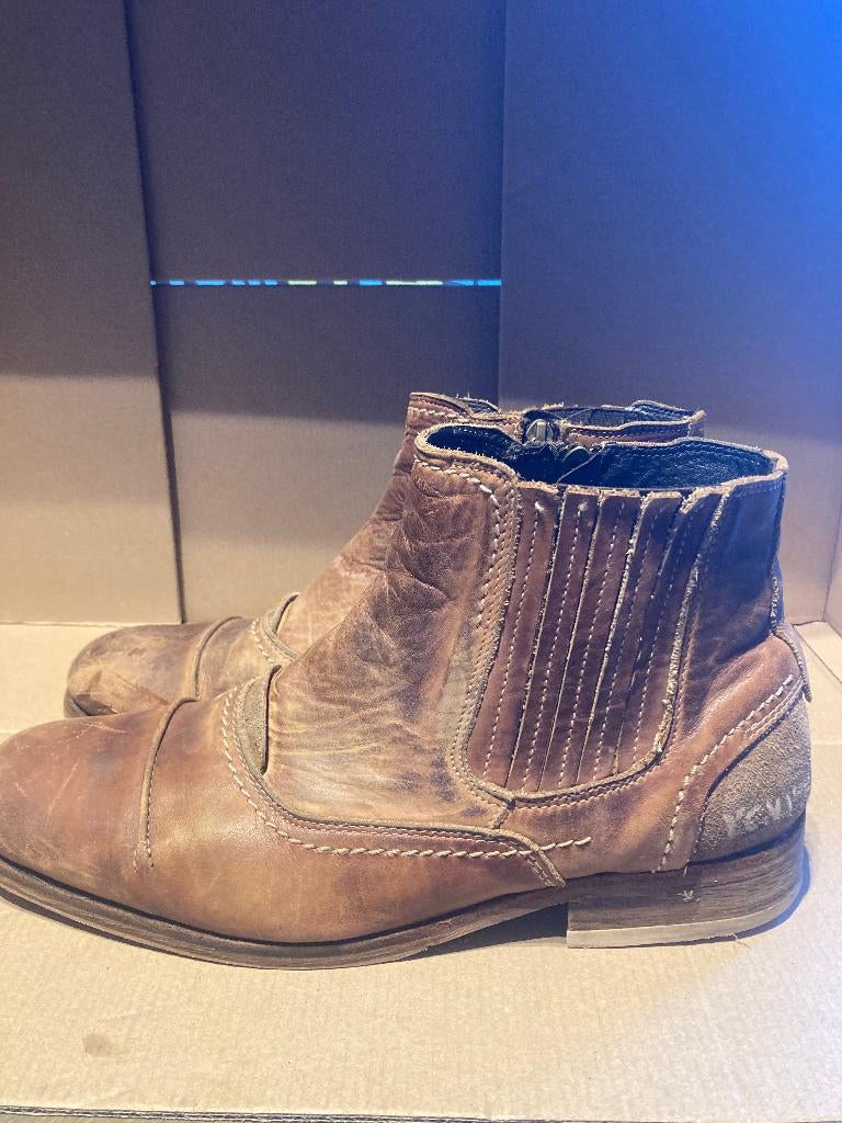 herenschoenen maat 44 halfhoog, Bruin, Boots, Ophalen of Verzenden, Zo goed als nieuw