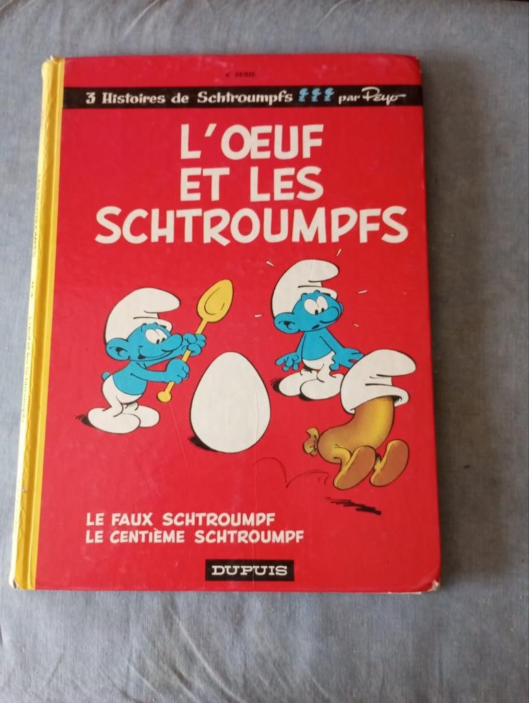L'oeuf et les Schtroumpfs. Les Schtroumpfs 4., Enlèvement ou Envoi, Utilisé