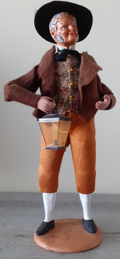 Santon de Provence, gesigneerd S. Douqlas (*1907), Collections, Statues & Figurines, Enlèvement