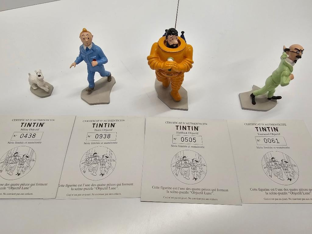 Tintin - Puzzle Objectif -  	HERGÉ : Moulinsart Plomb, Collections, Enlèvement, Tintin, Comme neuf