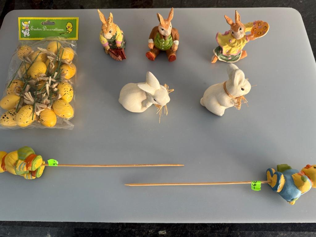 Nieuwe decoraties  7 st.+1 zak eitjes gratis verzending, Enlèvement ou Envoi, Neuf