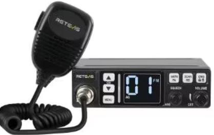 Station de radio Retevis MB63 CB 27MC avec AM/FM - Nouveau, Enlèvement ou Envoi, Neuf, Émetteur et Récepteur
