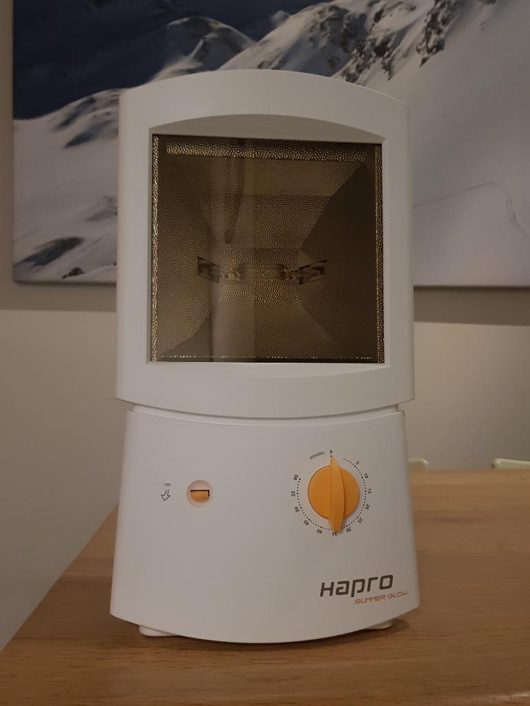 gezichtsbruiner Hapro Summer glow, Ophalen of Verzenden, Zo goed als nieuw, Gezichtsbruiner, 10 tot 15 lampen