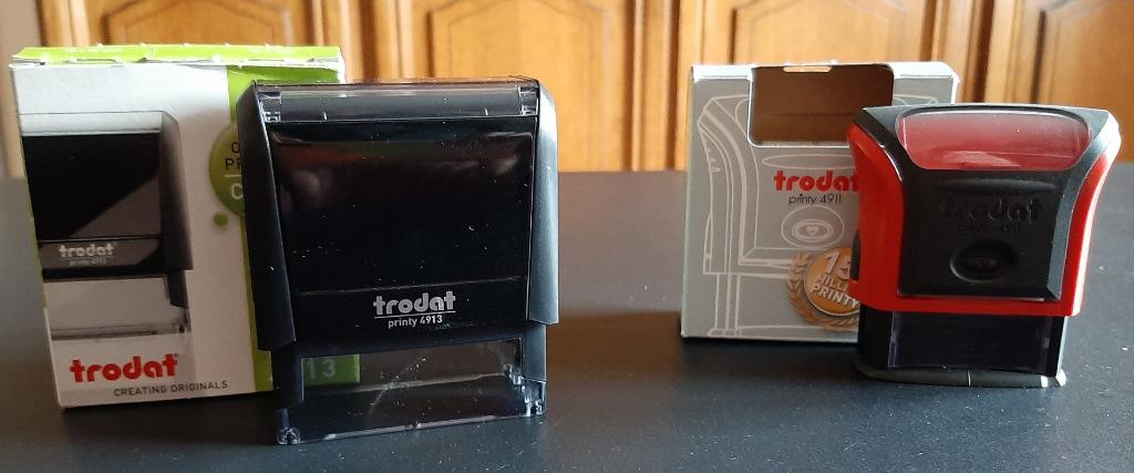 stempels Trodat, Enlèvement, Neuf