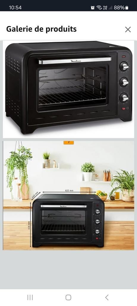 Four moulinex, Enlèvement, Comme neuf, Four