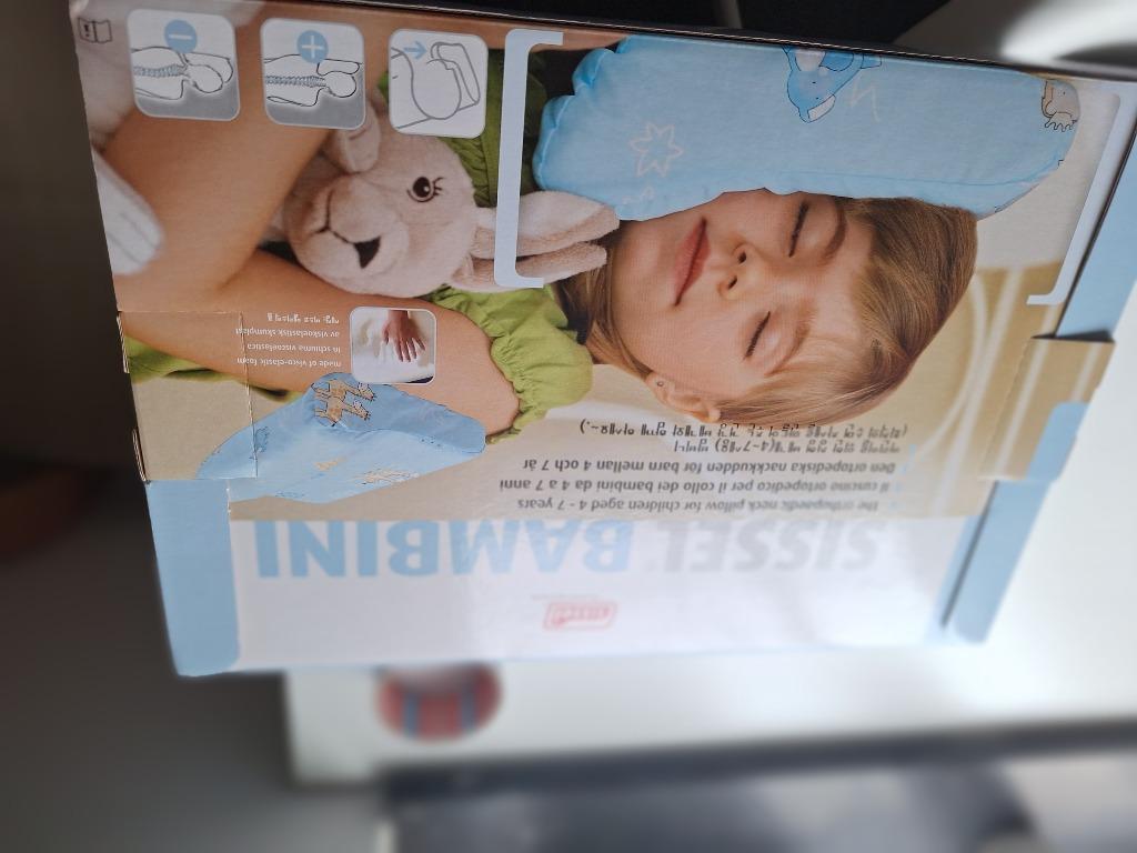 Sissel hoofdkussen kind, Ophalen, Gebruikt, Eenpersoons, Blauw