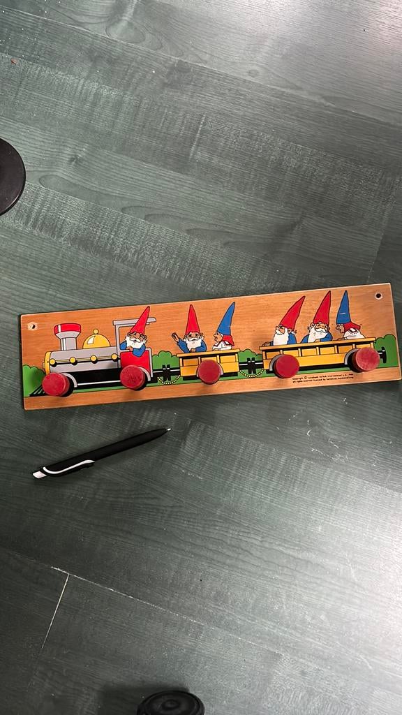 Kinderkapstok hout Unieboek, Huis en Inrichting, Woonaccessoires | Kapstokken, Ophalen of Verzenden, Zo goed als nieuw