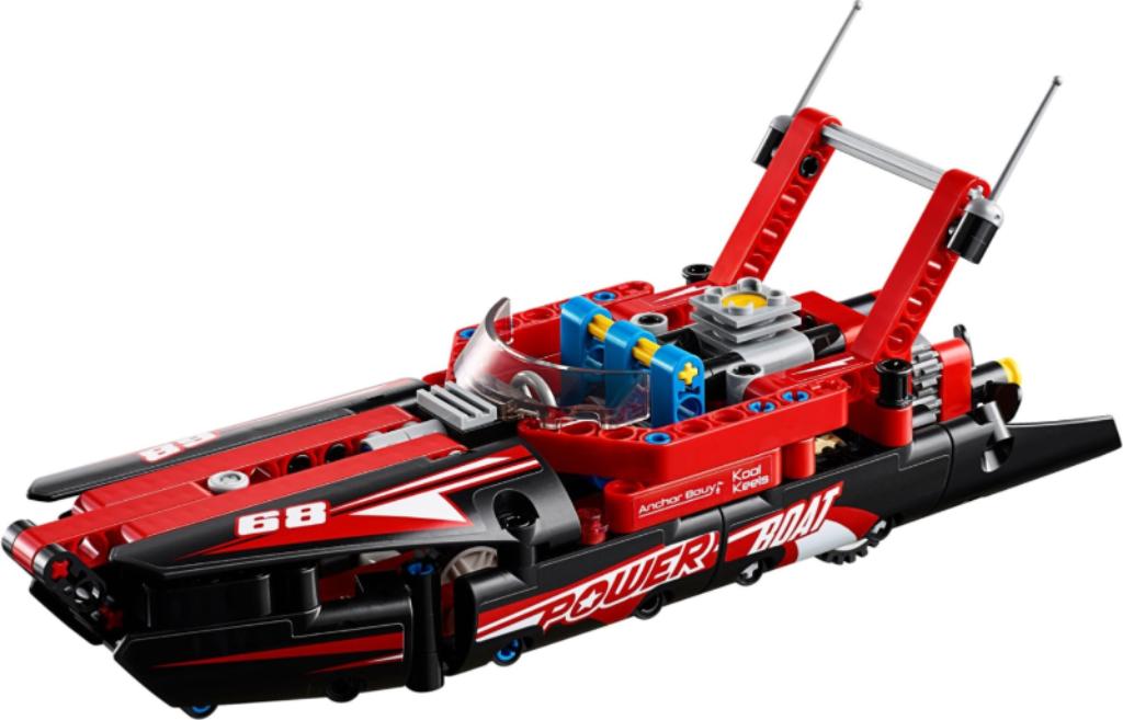 Lego Technic 42089 - Power Boat, Ophalen of Verzenden, Zo goed als nieuw, Complete set, Lego
