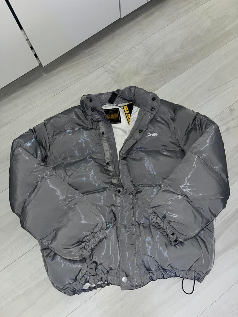 Corteiz puffer jas (nieuw) maat L, Ophalen, Nieuw, Maat 52/54 (L), Grijs