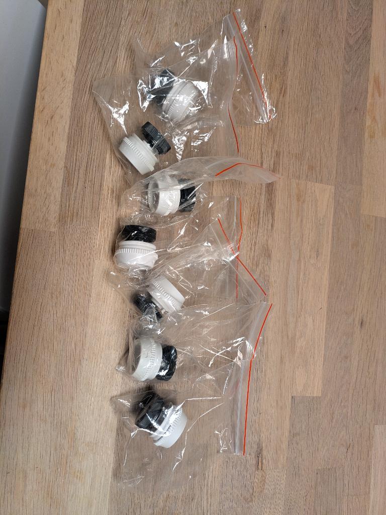 Honeywell Evohome ACH28 Adapter M28x1.5 - 7 stuks, Bricolage & Construction, Thermostats, Comme neuf, Enlèvement ou Envoi