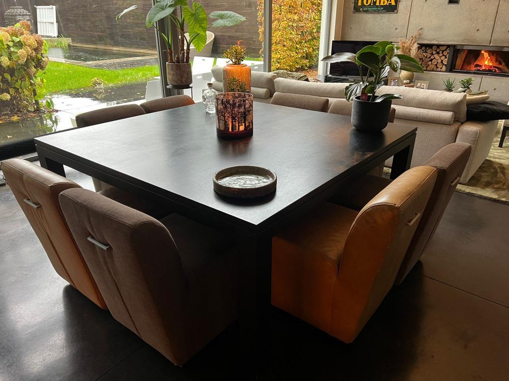 Eetkamer TAFEL te koop., Ophalen, Gebruikt, 150 tot 200 cm, Vijf personen of meer