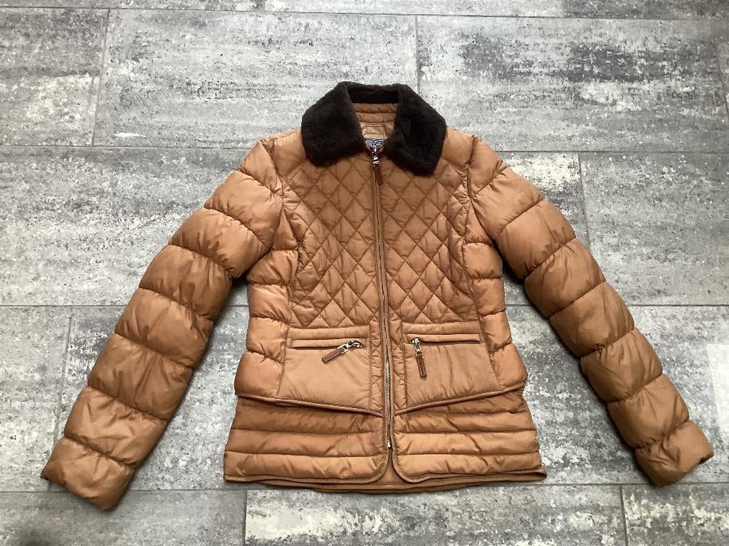 River Woods Jas cognac M, Kleding | Dames, Jassen | Winter, Maat 38/40 (M), Bruin, River Woods, Ophalen of Verzenden