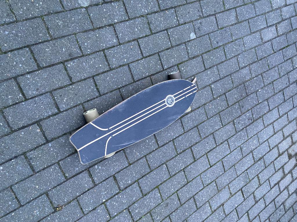 Skateboard Oxelo fishtale cruiser, Sport en Fitness, Skateboarden, Ophalen, Zo goed als nieuw, Skateboard, Longboard