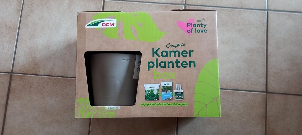 Bloempot Céline De Lys 16 cm en Kamerplanten box DCM, Tuin en Terras, Bloempotten, Ophalen of Verzenden, Aardewerk, Binnen, Nieuw