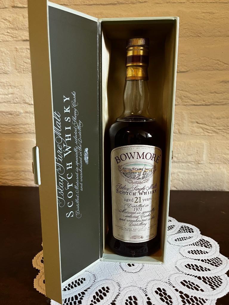 Bowmore 1971 21 years old Original bottling, Verzamelen, Overige typen, Ophalen of Verzenden, Zo goed als nieuw, Vol