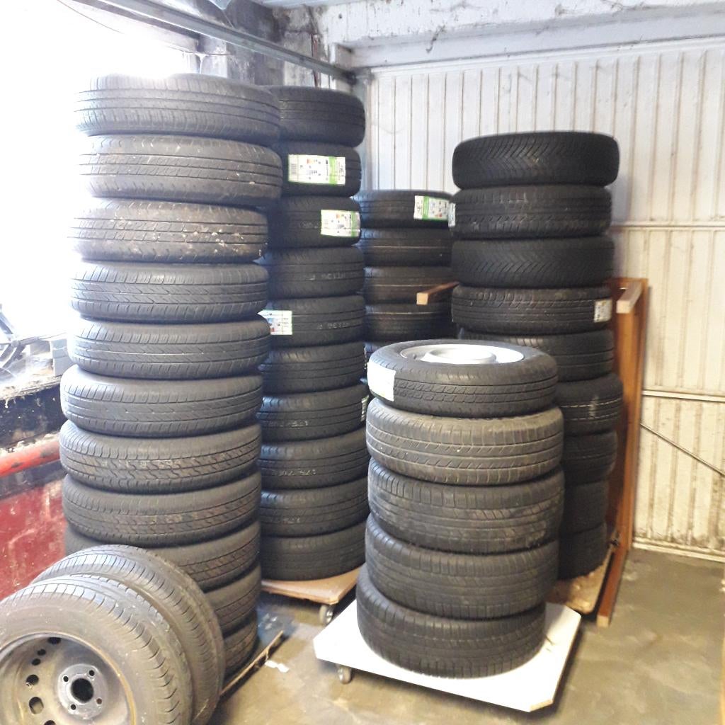 banden op velg aanhangwagens, Auto-onderdelen, Banden en Velgen, 155 mm, 13 inch, Banden en Velgen, All Season