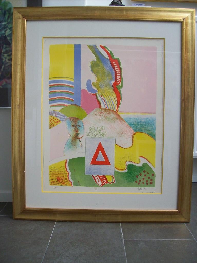 « Composition » - Jan Cobbaert, Antiquités & Art, Art | Lithographies & Sérigraphies, Enlèvement