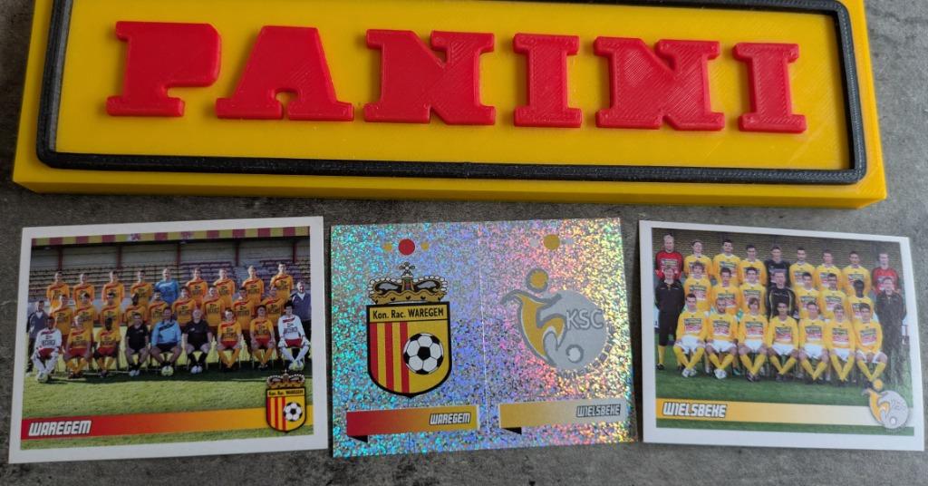 PANINI FOOTBALL 2011 3X 517/8/9/520 WAREGEM/WIELSBEKE, Envoi, Neuf