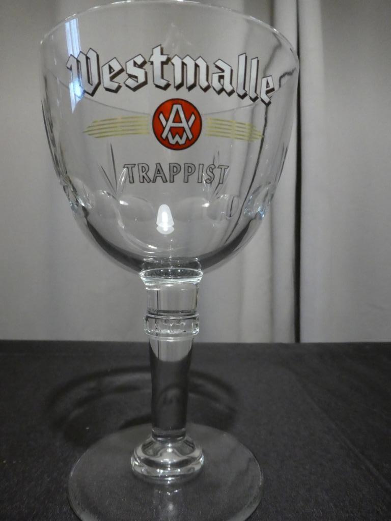 6 verres Westmalle 33cl trappiste, Collections, Marques de bière, Comme neuf, Verre ou Verres, Autres marques, Enlèvement ou Envoi