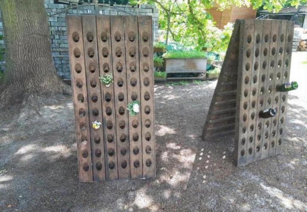 Oude champagnerekken / pupitre champagne, Antiquités & Art, Enlèvement