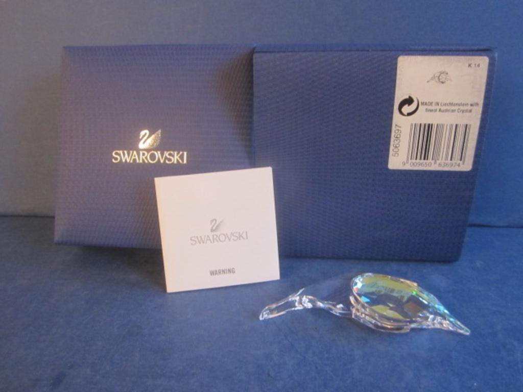 Swarovski SCS 2015 Pauwenveer Event stuk, Verzamelen, Swarovski, Ophalen of Verzenden, Nieuw, Figuurtje