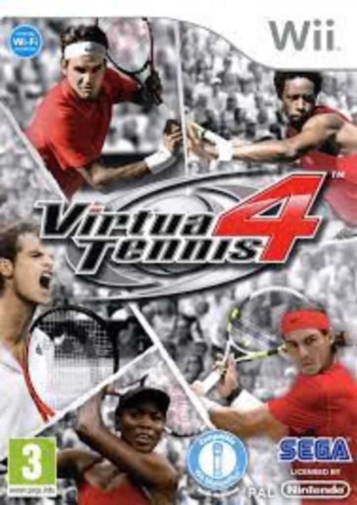 Virtua Tennis 4 (Wii)., Enlèvement ou Envoi, Utilisé, À partir de 3 ans, 3 joueurs ou plus