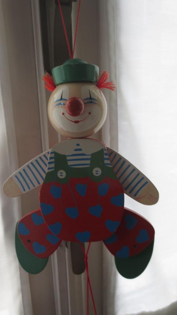 trekpop clown, Enlèvement ou Envoi, Comme neuf, Jouet à Pousser ou Tirer