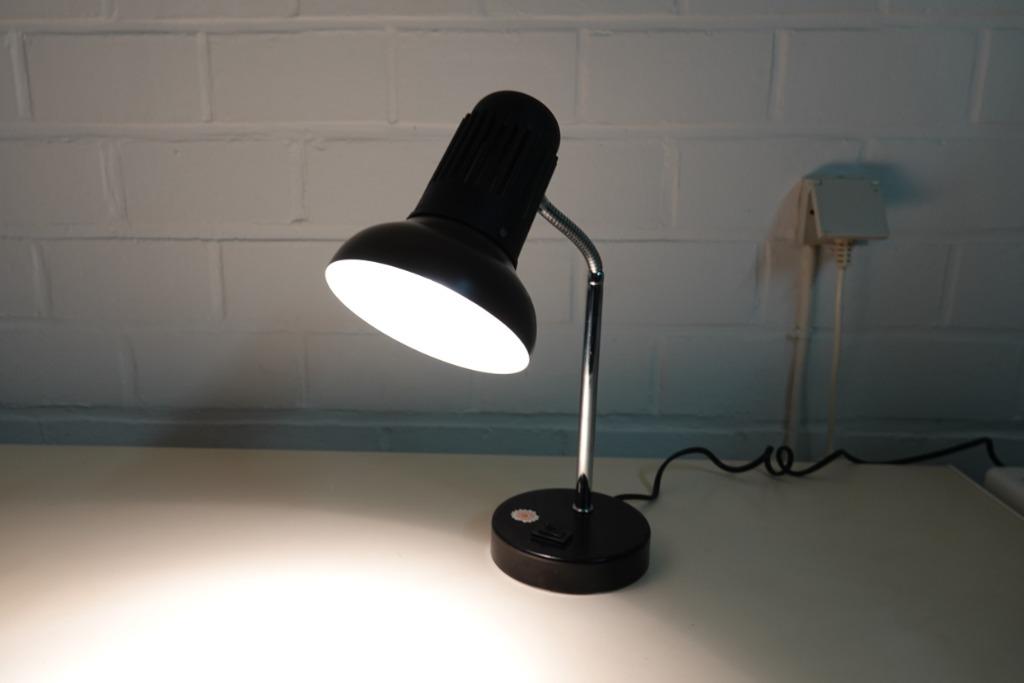retro metalen bureaulamp, Ophalen