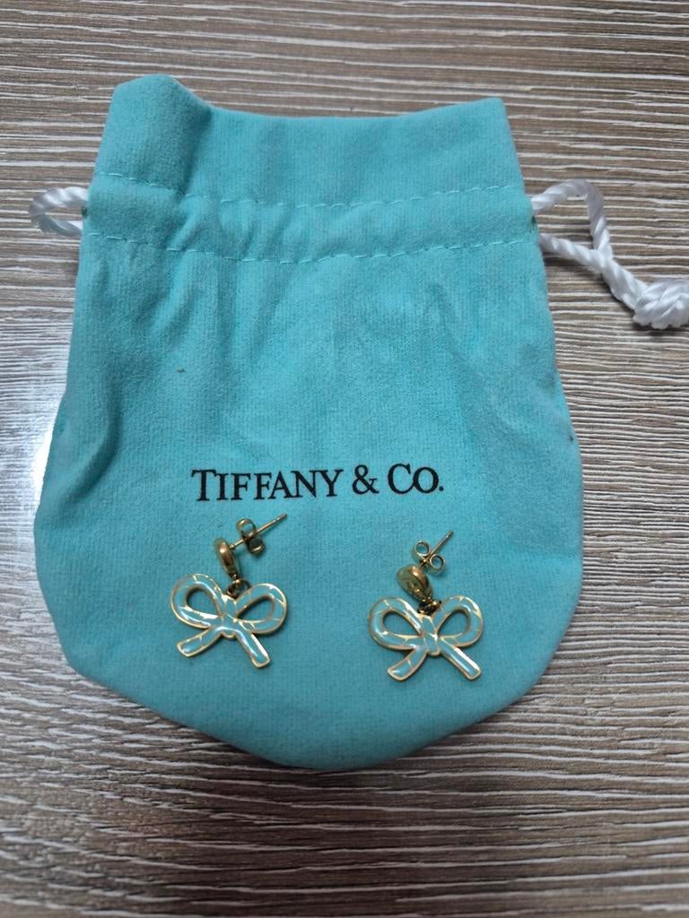 Oorbellen tiffany & co, Handtassen en Accessoires, Oorbellen, Overige materialen, Hangers, Verzenden, Nieuw
