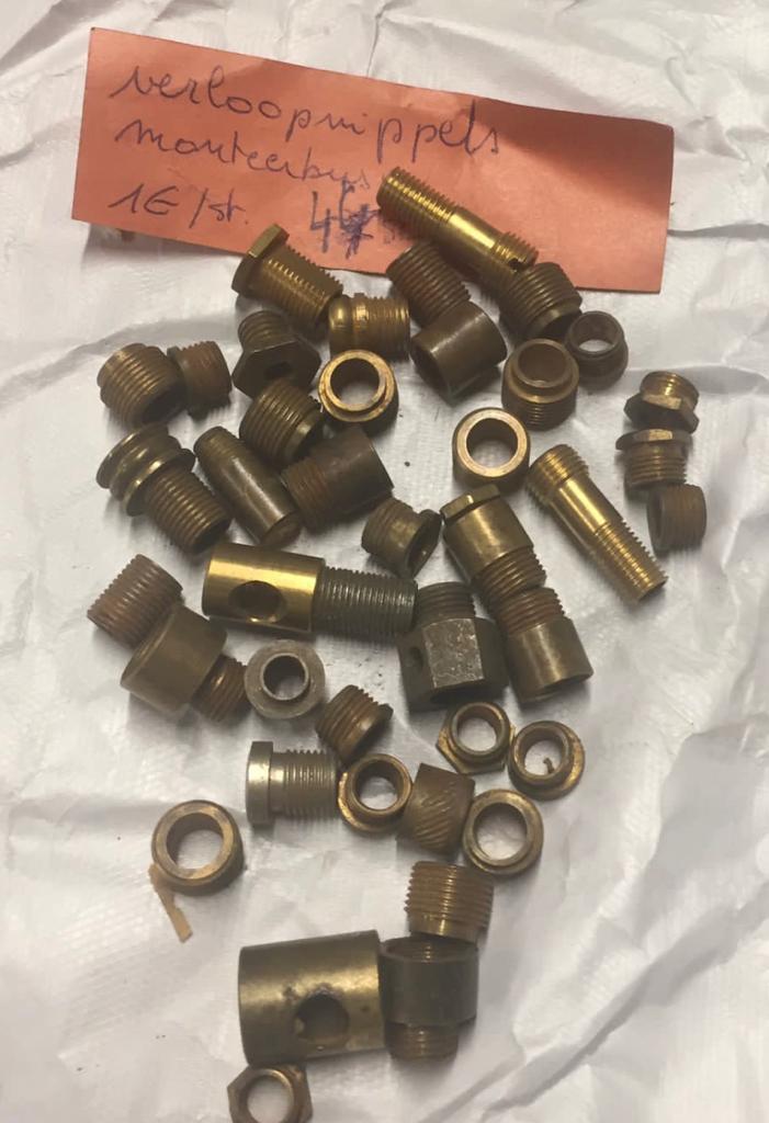 Koperen onderdelen om lusters te maken en herstellen, Ophalen of Verzenden