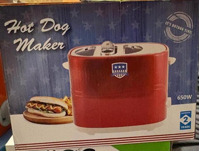Hot dog machine, Ophalen, Nieuw