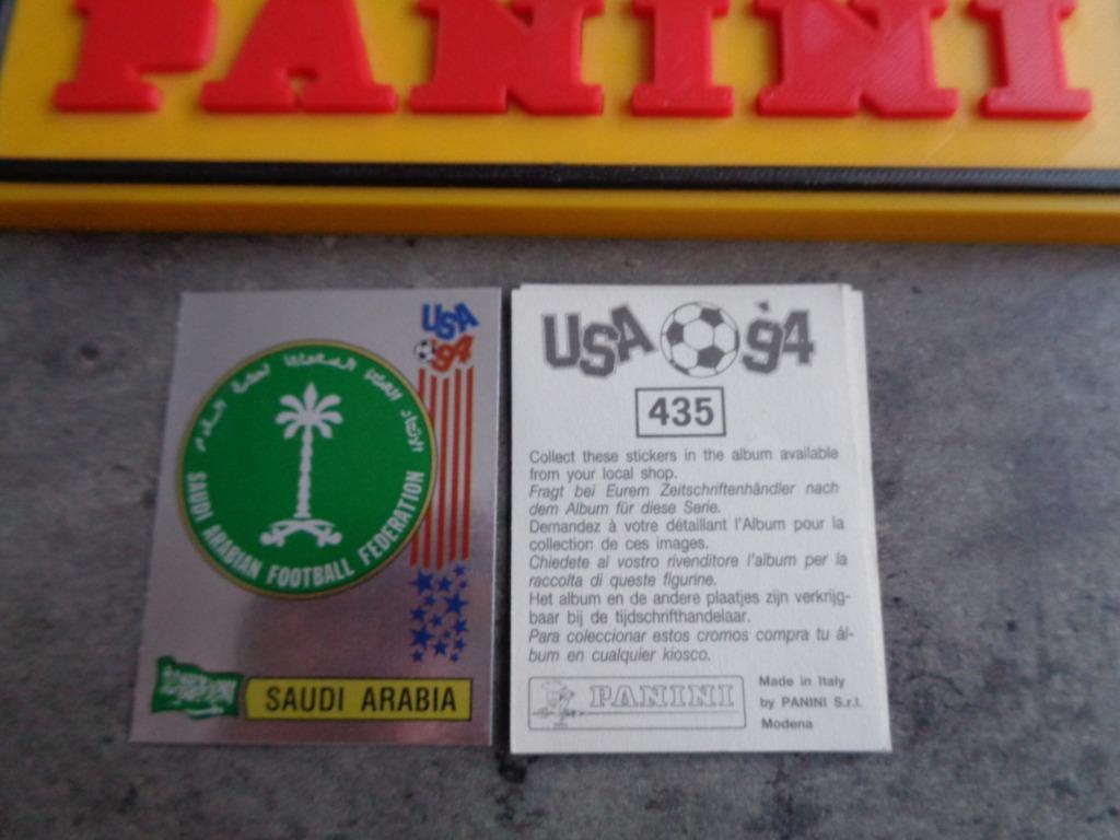 PANINI FOOTBALL AUTOCOLLANT COUPE DU MONDE 94 USA EMBLÈME DE, Enlèvement ou Envoi, Autocollant