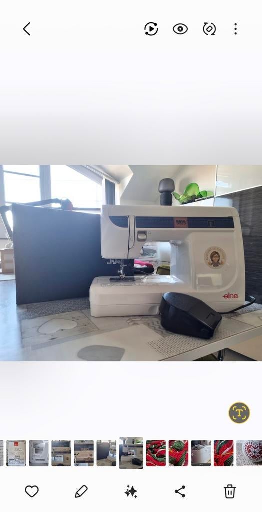 Machine a coudre  Elna 3210, Hobby & Loisirs créatifs, Machines à coudre & Accessoires, Machine à coudre