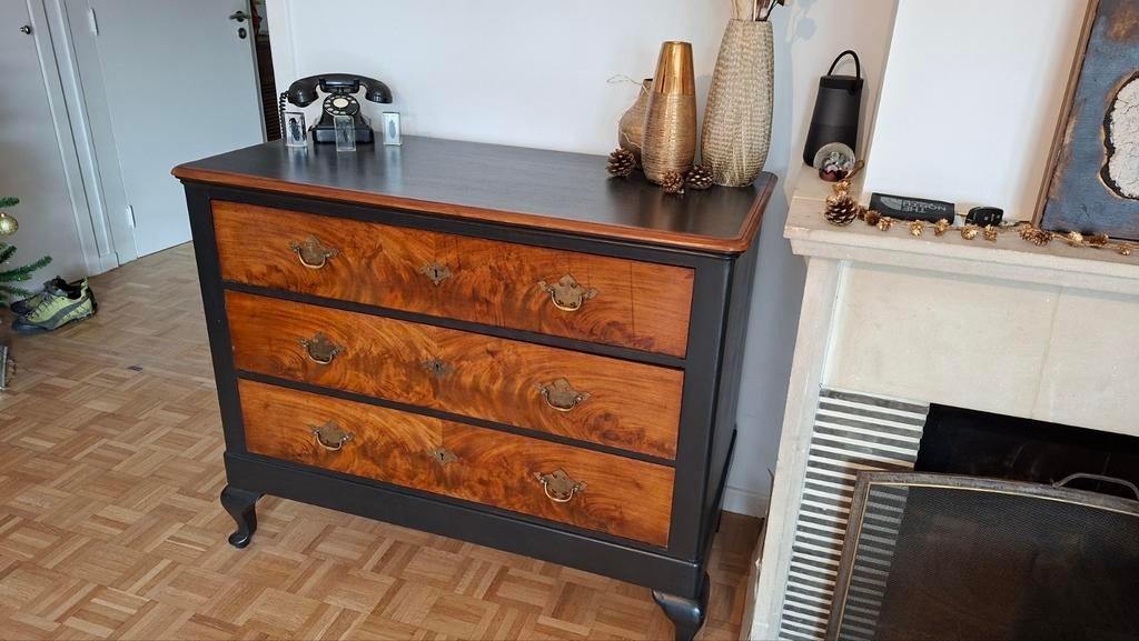 Commode style empire. Restaurée., Maison & Meubles, Armoires | Commodes, Enlèvement, Comme neuf