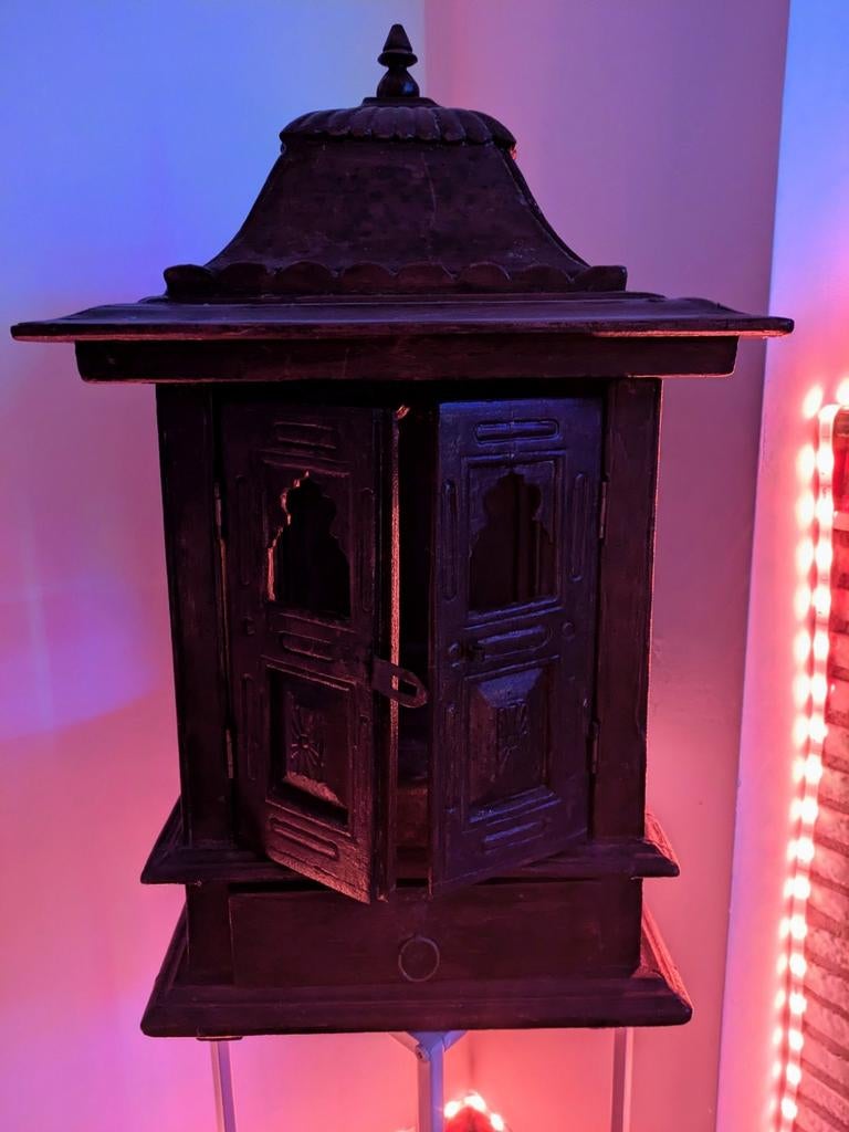 Temple indien authentique en bois massif, Maison & Meubles, Enlèvement