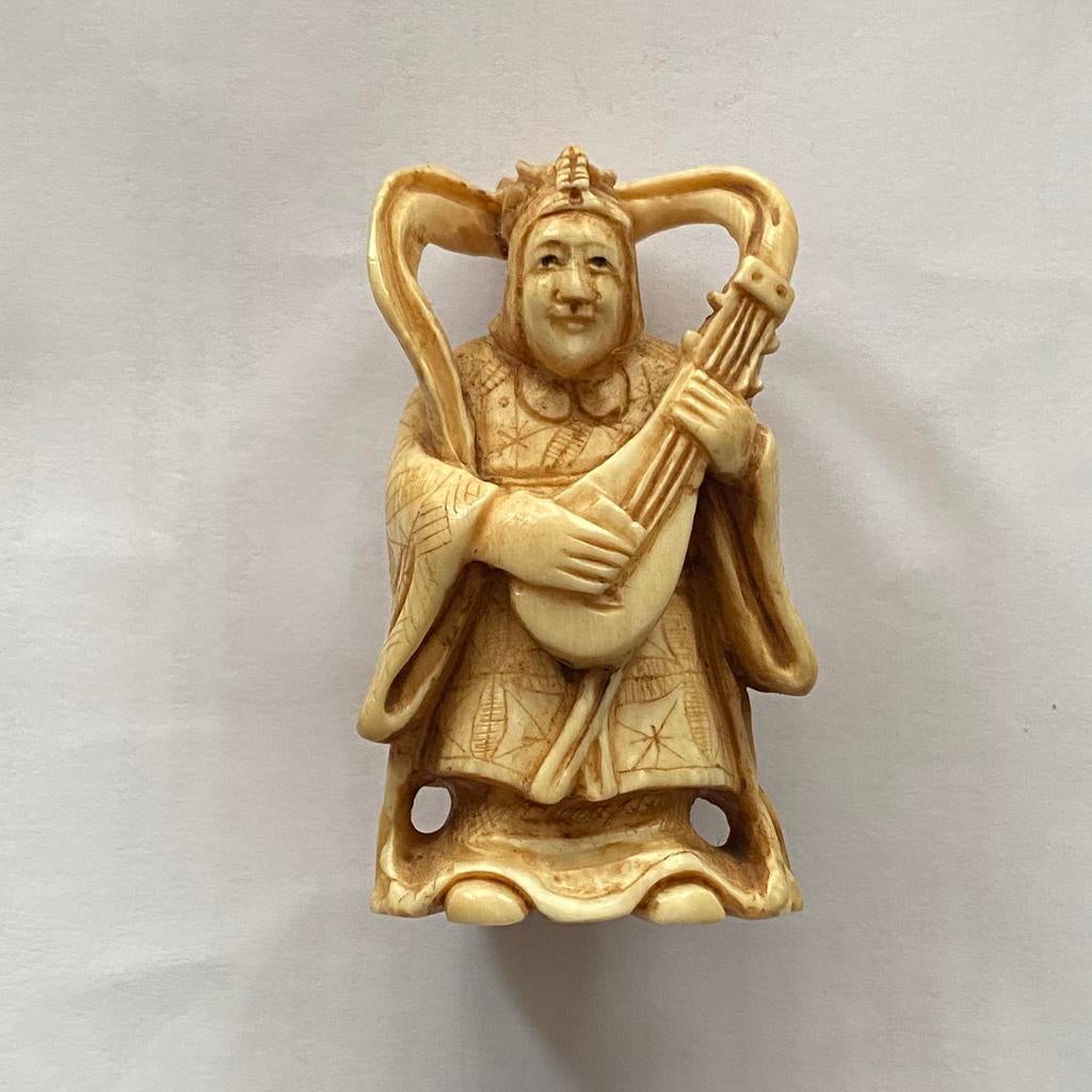 Netsuke japonais, époque Meiji, Antiquités & Art, Enlèvement ou Envoi