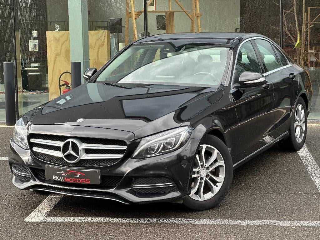 Mercedes-Benz C 180 / NAVI / AIRCO / Sensoren, Zwart, Zwart, Bedrijf, 5 deurs