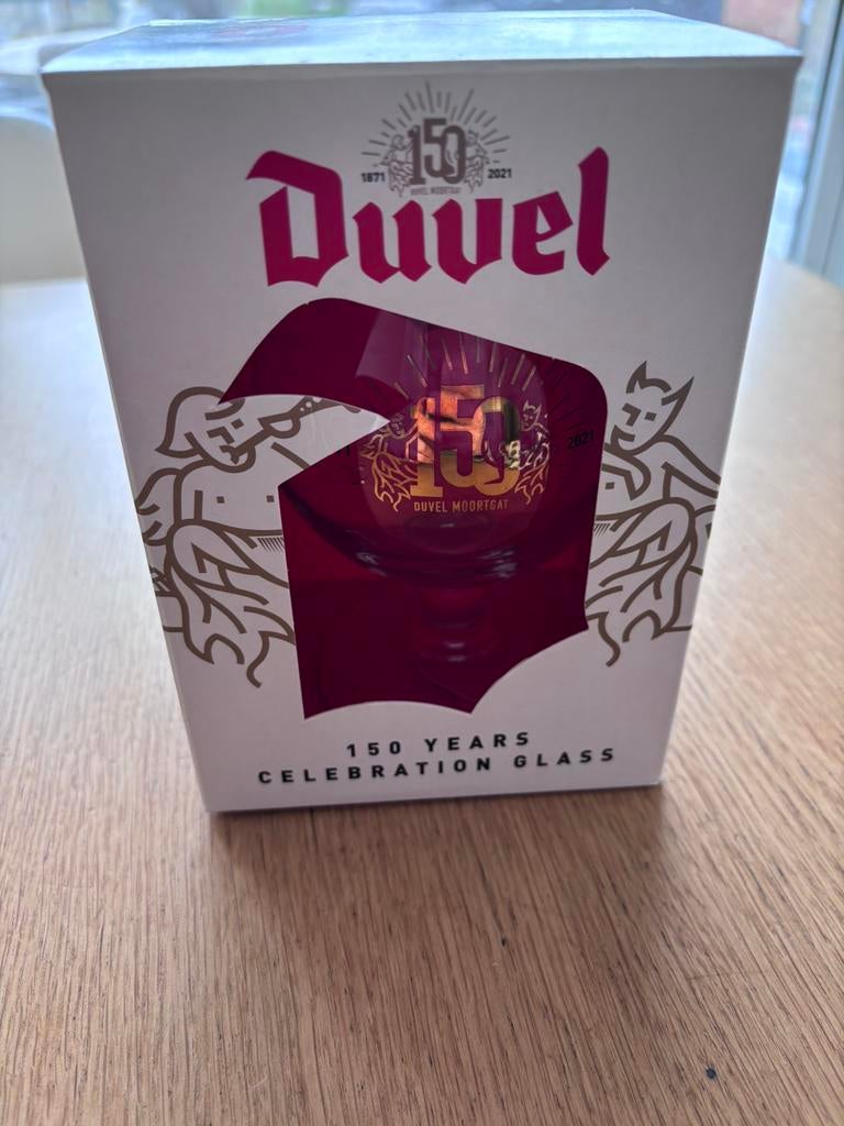 Duvel glas 150 years, Ophalen of Verzenden, Nieuw, Glas of Glazen, Duvel