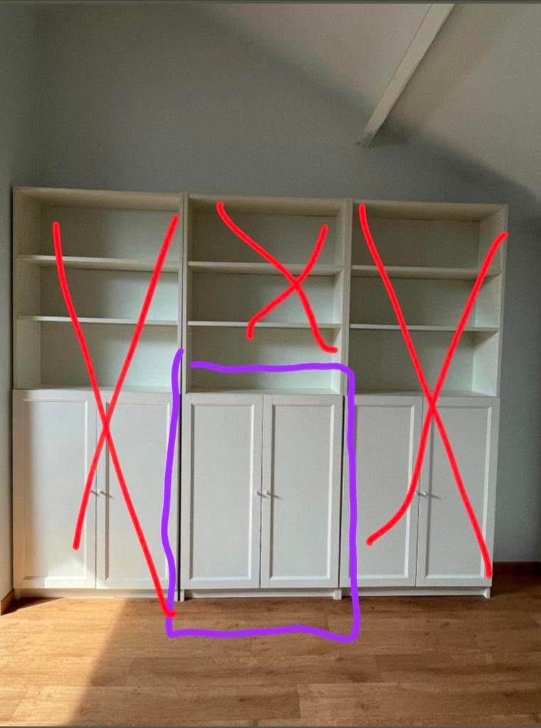 KastDEUREN Billy boekenkast ikea, Ophalen