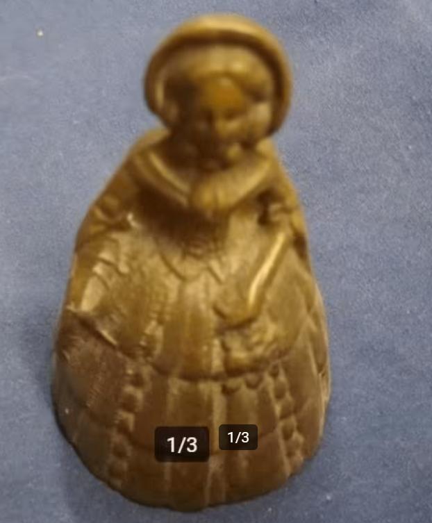 OUDE ANTIEKE HANDKLOK IN METAAL, Antiek en Kunst, Antiek | Speelgoed, Ophalen of Verzenden