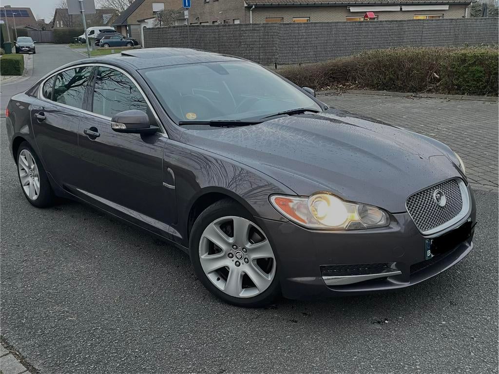 Jaguar XF 2.7 Diesel Bj 2008 Automatic, Auto's, Jaguar, Automaat, Zwart, Bruin, Bedrijf