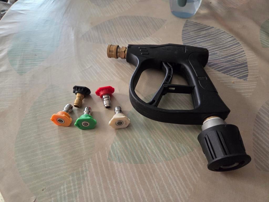 Short gun met adapter en foamgun van gecko, Ophalen