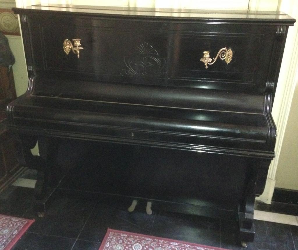 WANDPIANO, Muziek en Instrumenten, Ophalen, Gebruikt, Zwart, Piano