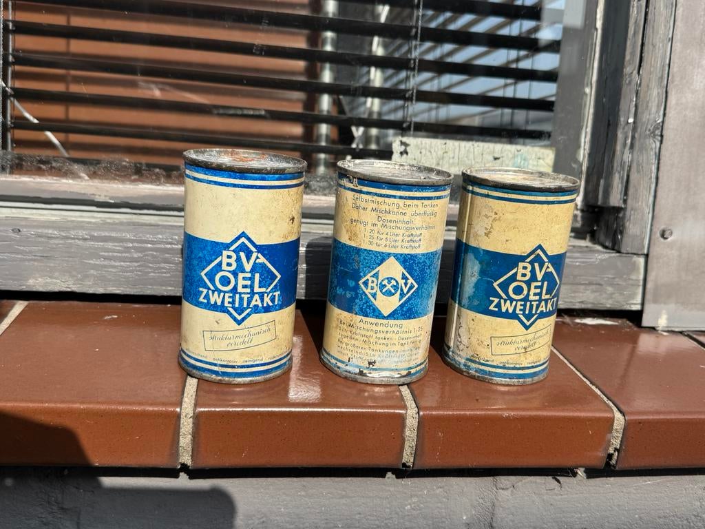 Bidons d'huile 2 temps Aral BV, Collections, Enlèvement ou Envoi, Utilisé, Emballage