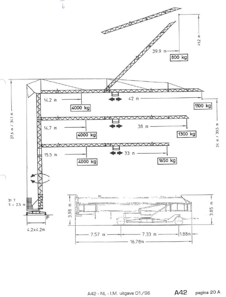 bouwkraan, Enlèvement, Grue