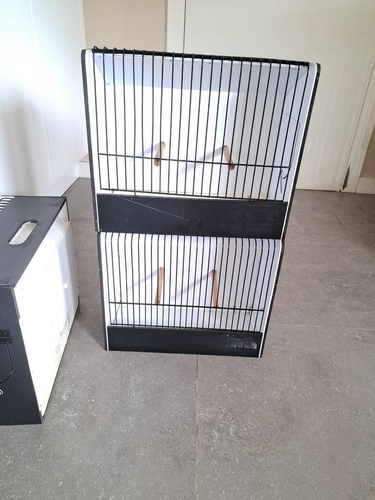 Tentoonstellingskooien, Dieren en Toebehoren, Vogels | Hokken en Kooien, Ophalen, Gebruikt, Kunststof, Overige typen