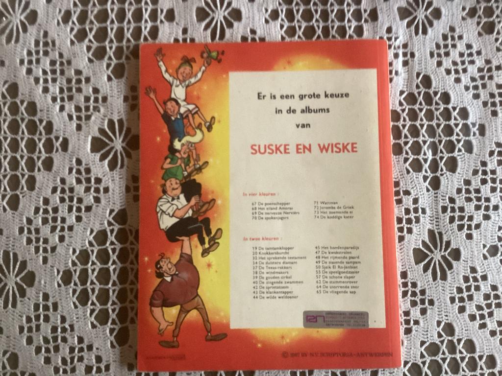 Suske en Wiske album 1ste druk De IJzeren schelvis 1967, Boeken, Ophalen of Verzenden, Gelezen