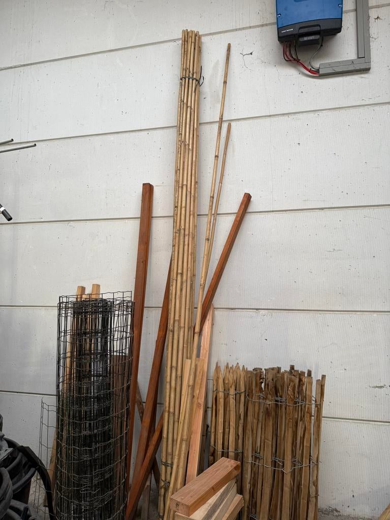 Dikke Bamboe stokken 4m lang, Ophalen, Nieuw