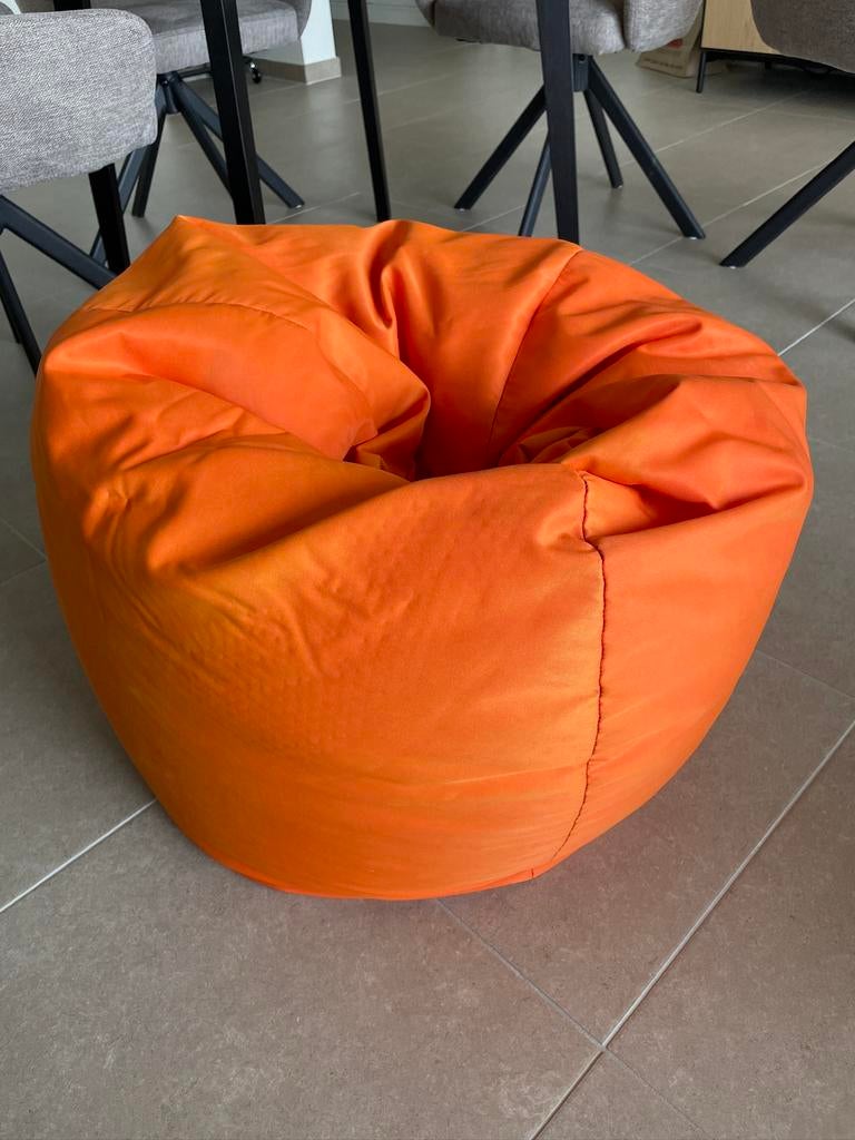 Oranje zitzak, Ophalen, Zo goed als nieuw, Oranje, Zitzak