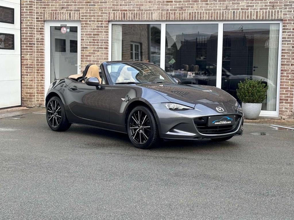 Mazda MX-5 2.0 ND KAZARI / MODEL 2024 / Fabriekswb, Autos, Cuir, Argent ou Gris, Entreprise, 2 portes